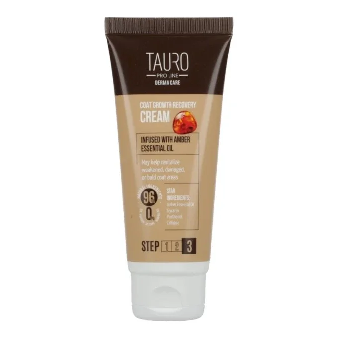 TAURO PRO LINE Derma Care Coat Growth Recovery Cream for dogs and cats, promoting coat growth cream for dogs and cats