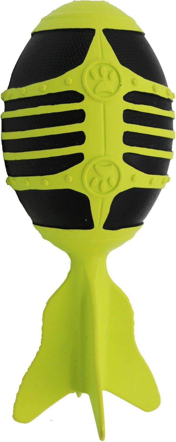 MISOKO dog toy, rocket, rubber, 16.5 cm green