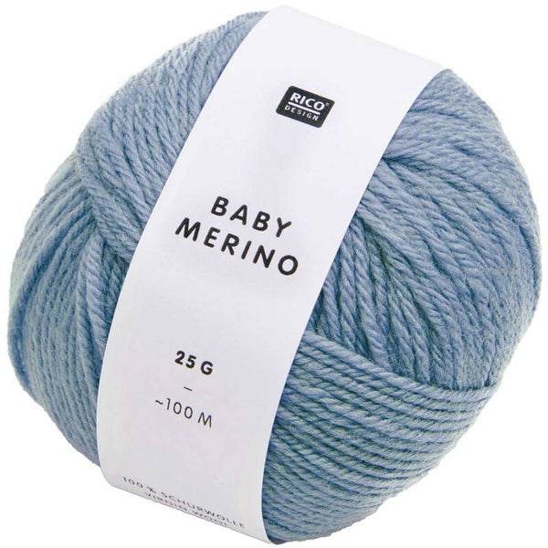 Rico Baby merino - 12 blauw