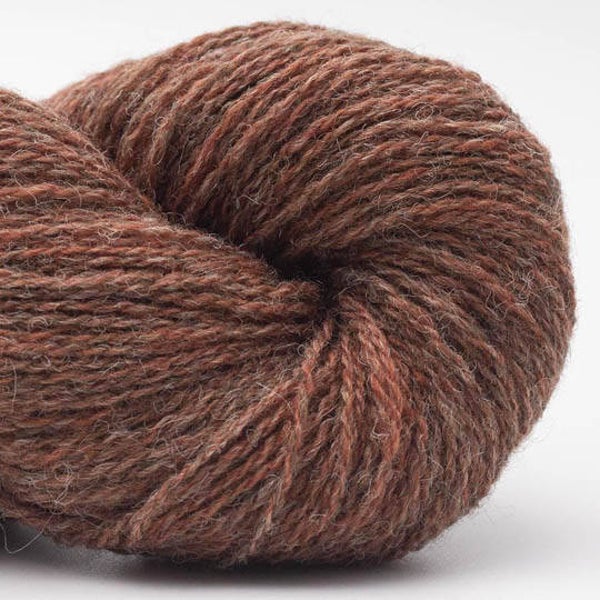 BC Garn Bio Shetland GOTS 63 Rust grey
