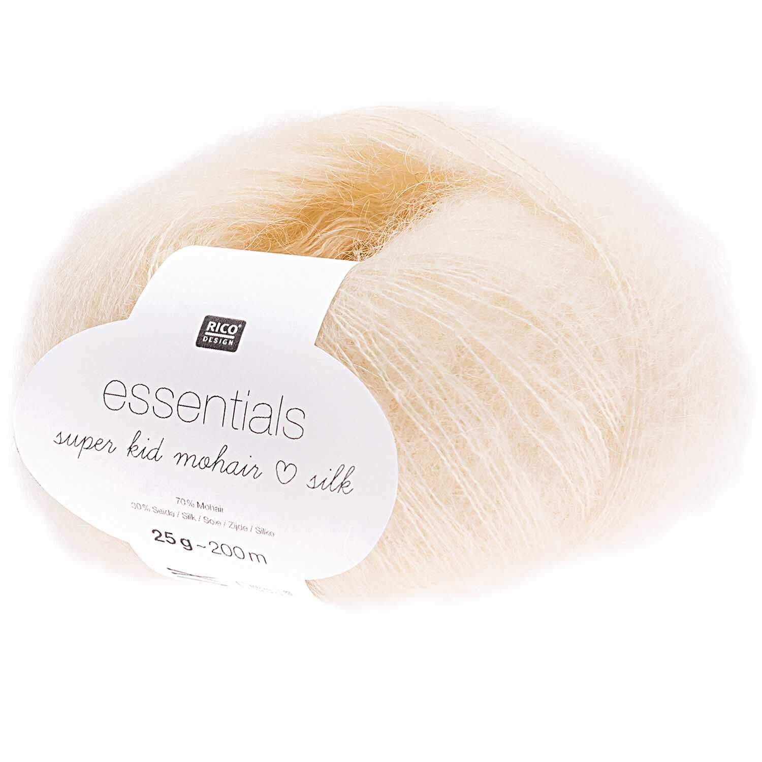Rico Essentials Super Kid: Mohair 042 cream