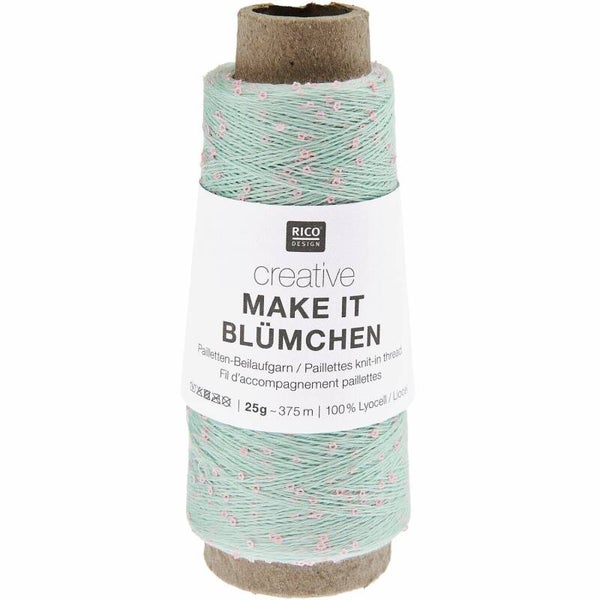 Rico Design Make It Blümchen: 009-Licht blauw