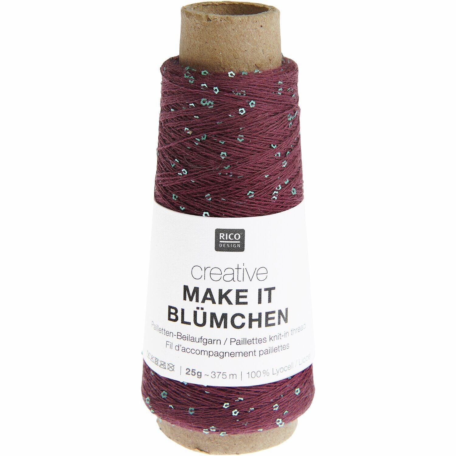 Rico Design Make It Blümchen: 016-Bordeaux