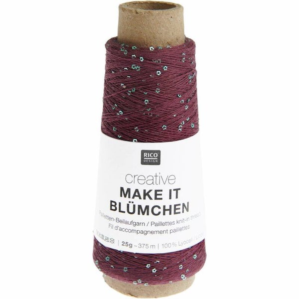 Rico Design Make It Blümchen: 016-Bordeaux
