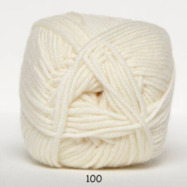 Hjertegarn Merino/Cotton: 0100
