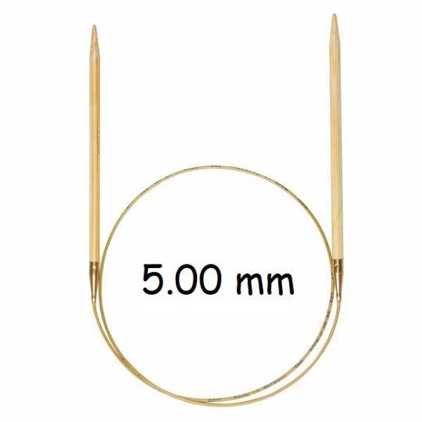 Addi rondbreinaald Bamboo 5.00 mm - 80 cm