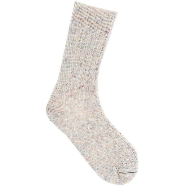 Rico socks: Linen Tweed: 001 creme