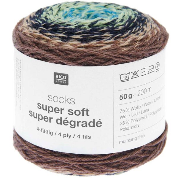 Sale - Rico Socks Dégradé: 05 Ethno