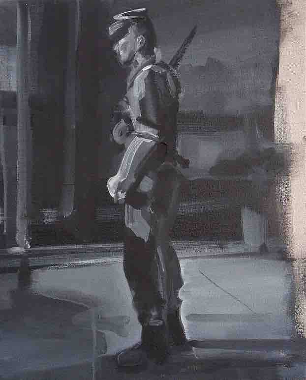 Har van der put Waiting Soldiers