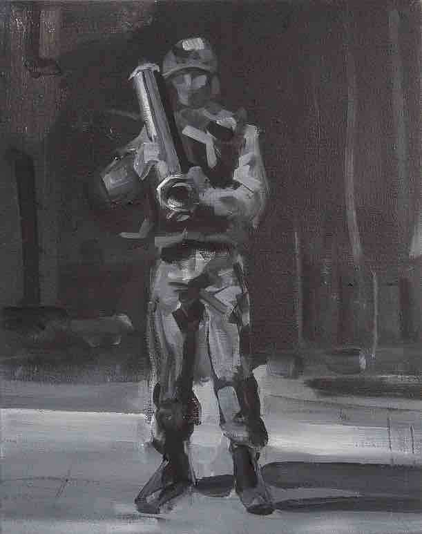 Har van der put Waiting Soldiers