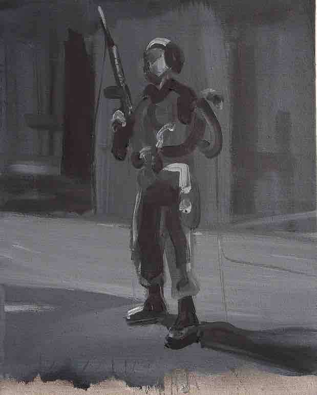 Har van der Put Waiting Soldier