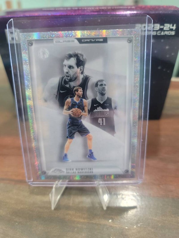 Dirk Nowitzki Glass Canvas 1ST SALE ON PRINTBOSS COLLECTIBLES