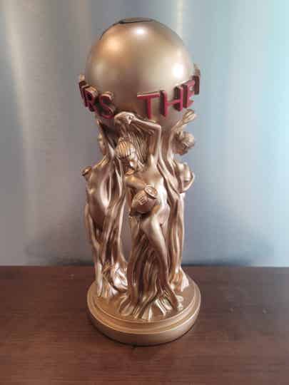 "The World Is Yours" Scarface Paperweight Statue Signed By Al Pacino