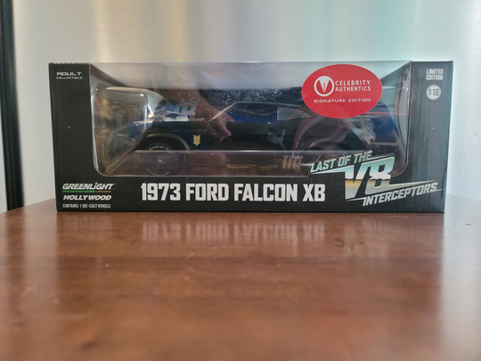 Mad Max 1973 Ford Falcon XB Signed by Mel Gibson
