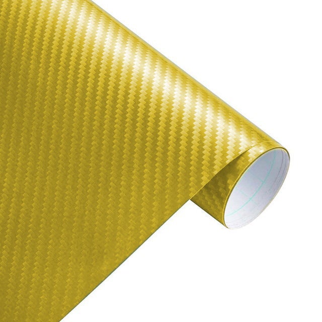 Wrapfolie 2d Carbon Geel