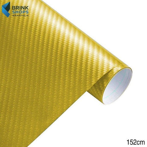 Wrapfolie 2d Carbon Geel