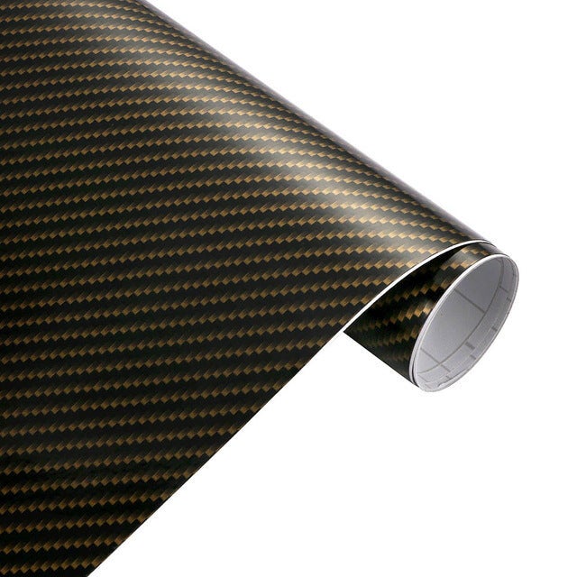 Wrapfolie 2d Carbon Goud