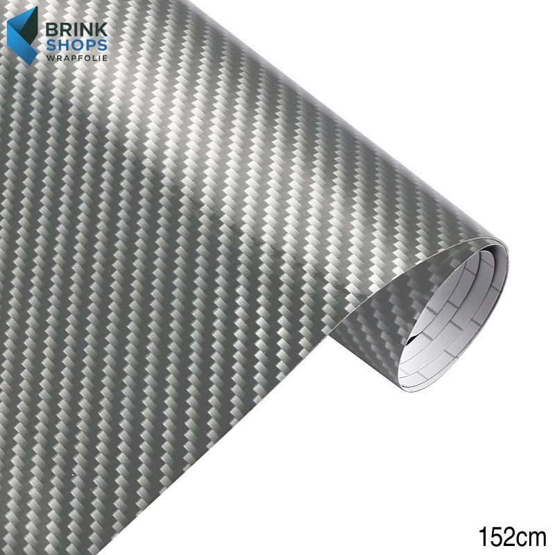 Wrapfolie 2d Carbon Zilver