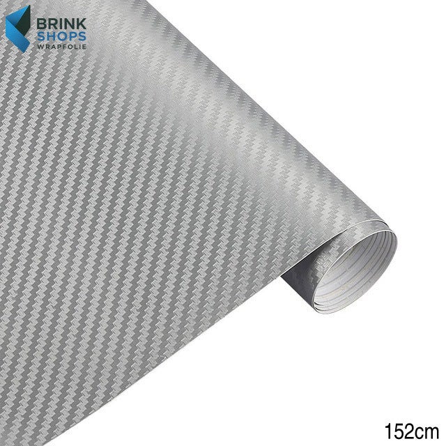 Wrapfolie 3d Carbon Zilver