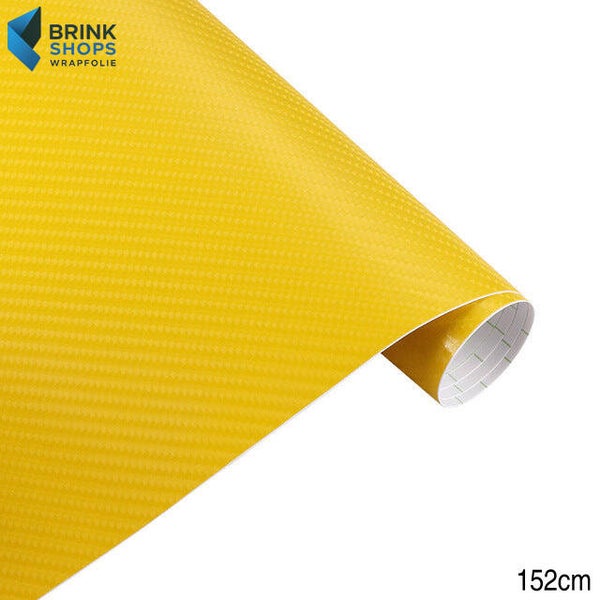 Wrapfolie 4d Carbon Geel