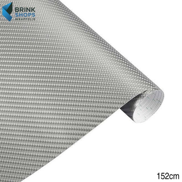 Wrapfolie 4d Carbon Zilver
