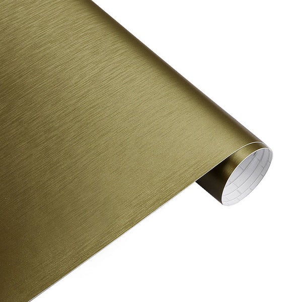 Wrapfolie Brushed Aluminium Goud