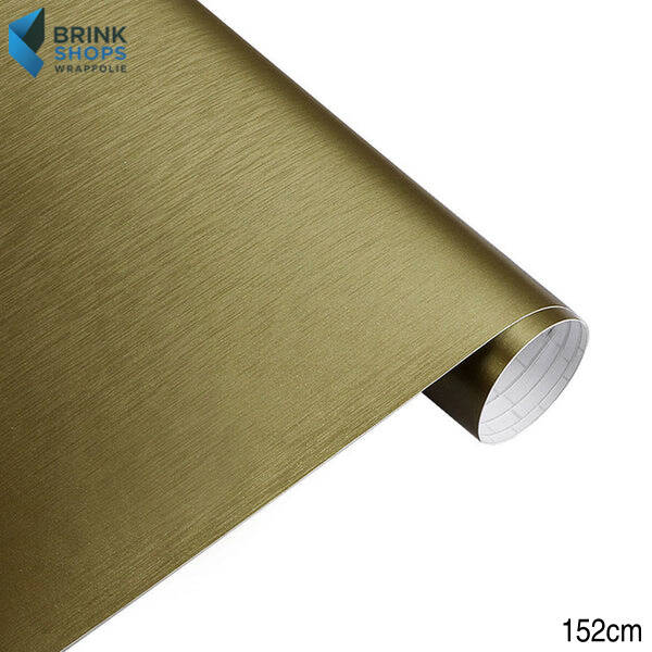 Wrapfolie Brushed Aluminium Goud