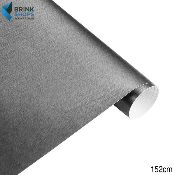 Wrapfolie Brushed Aluminium Antraciet Grijs