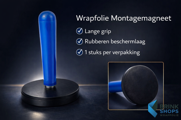 Wrapfolie Montage Magneet