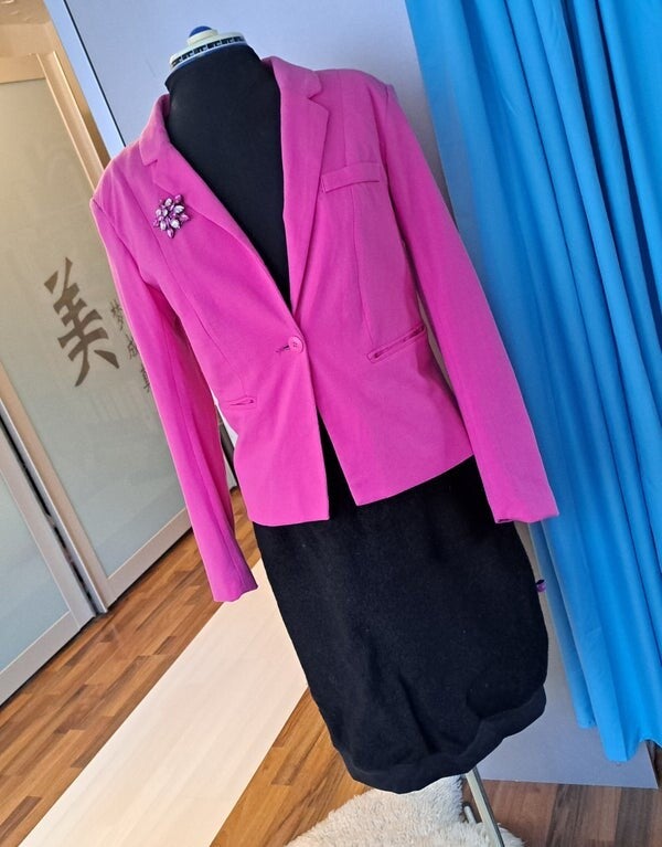 💛 Damen Wollwalk Rock schwarz Gr. 44