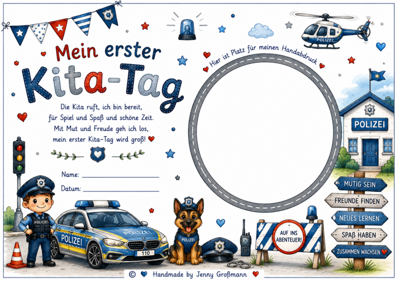 Erster Kita Tag Polizei 