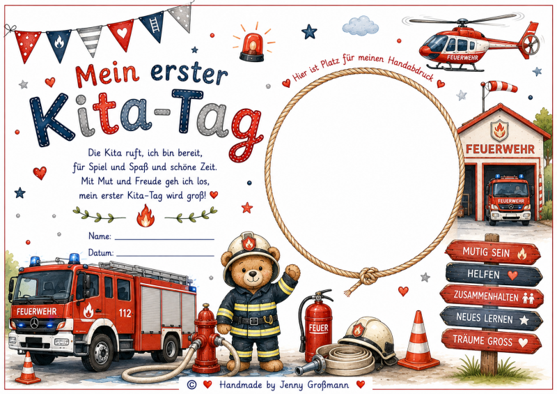 Erster Kita Tag Feuerwehr 
