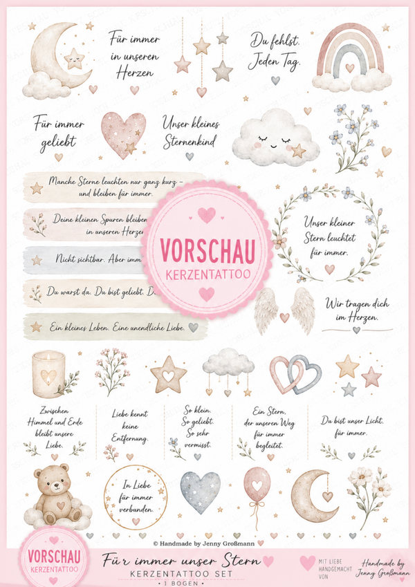 ❤️ Sternenkind Tattoo - PDF Datei