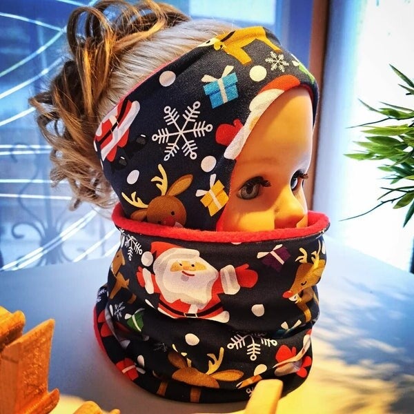💜 Stirnband Set Weihnachtsmann KU 50