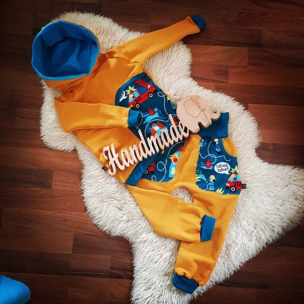 💚 Feuerwehr Set Pullover mit Hose Gr. 104