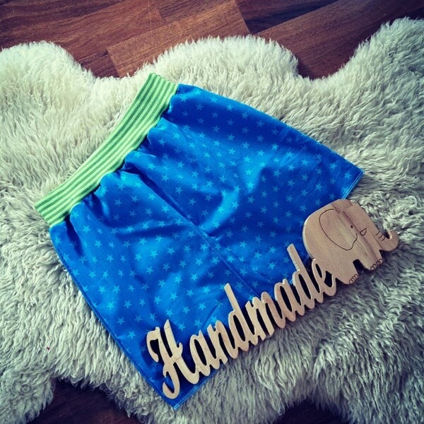 💛 Mädchen Rock Punkte blau Cord Bündchen grün Größe 122 128