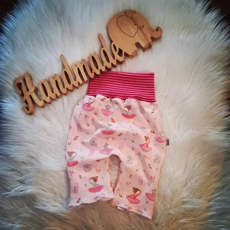 💕 Jersey Baby Hose 56 62 rosa Ballerina