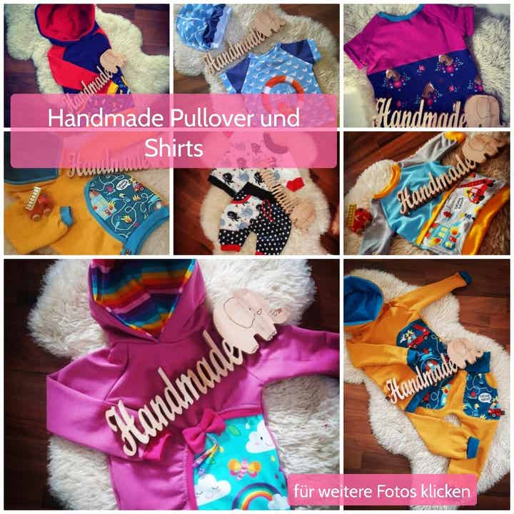 ❤️ Handmade Pullover und Shirts (verschiedene Designs)