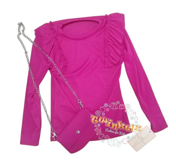 Ruffle Shirt - Cyclaam