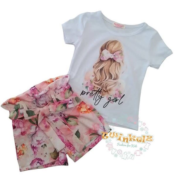 Pretty girl setje - roze rozen