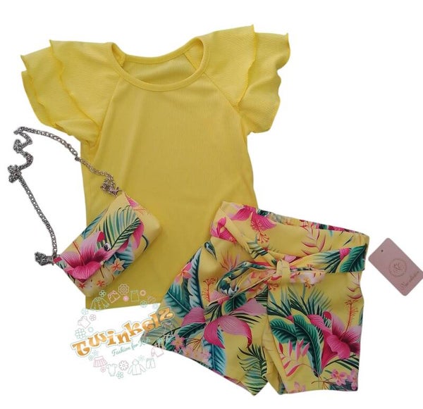 💛Yellow and Pink 🩷 zomer setje 🌞