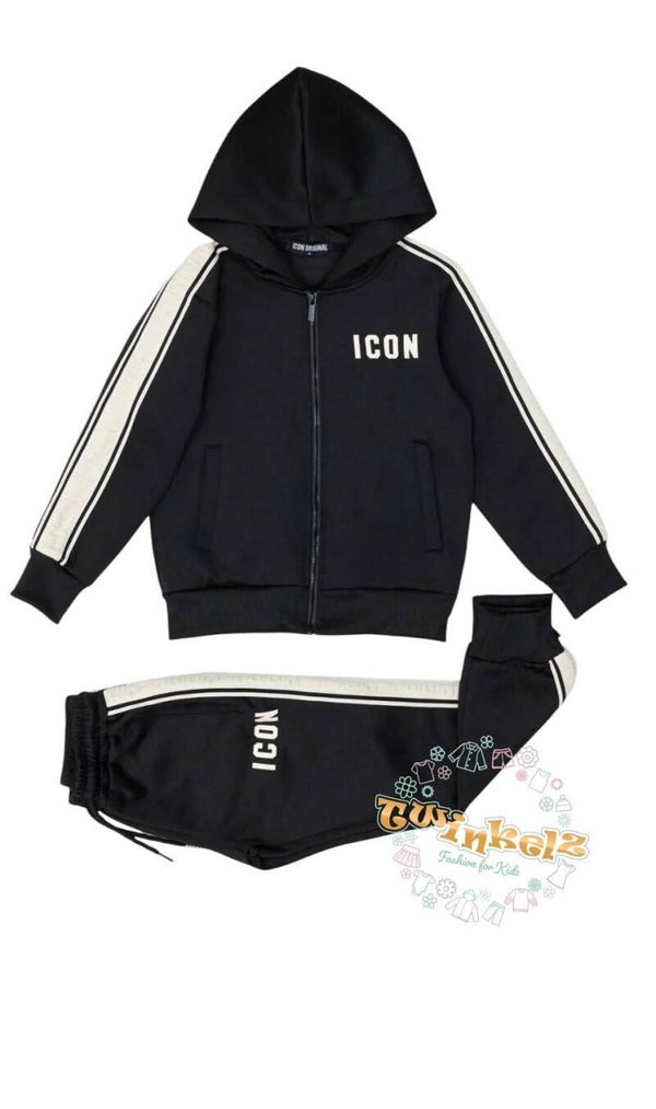 Icon pak zwart beige