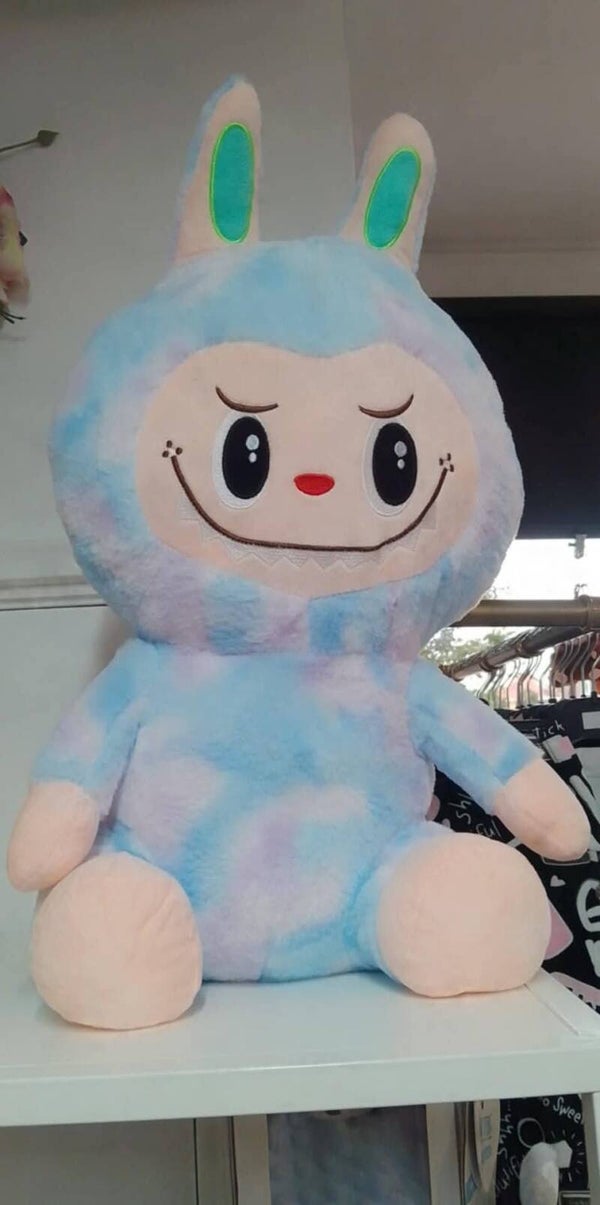 Labubu xxl - blauw gekleurd