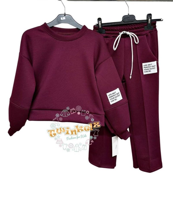 Comfy set - Bordeaux paars