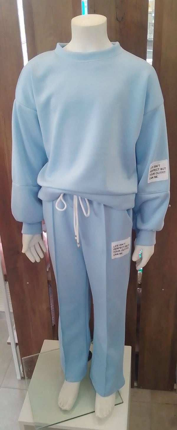 Comfy label set - Licht Blauw
