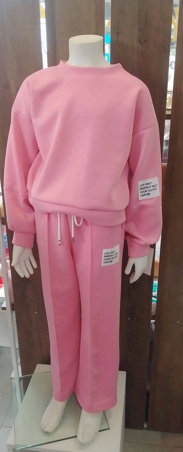 Comfy label set - Roze