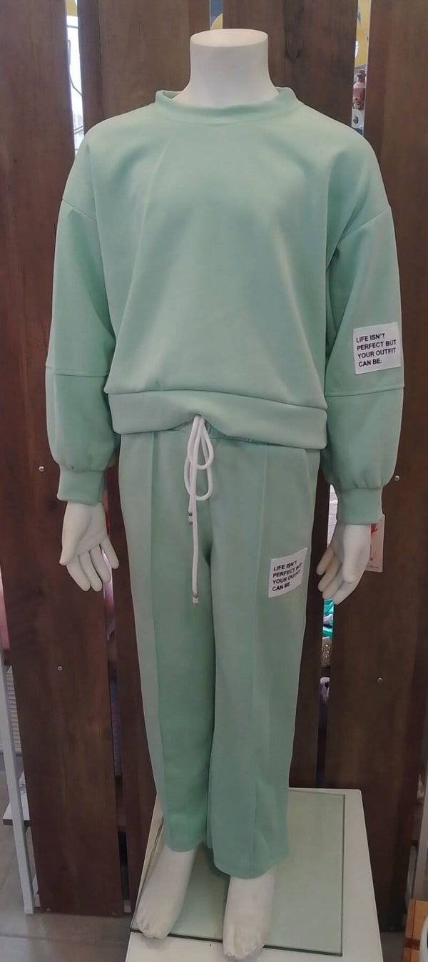 Comfy label set - mint