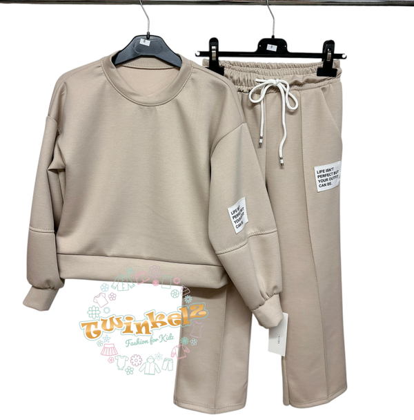 Life isn't perfect but your outfit can be set - Beige