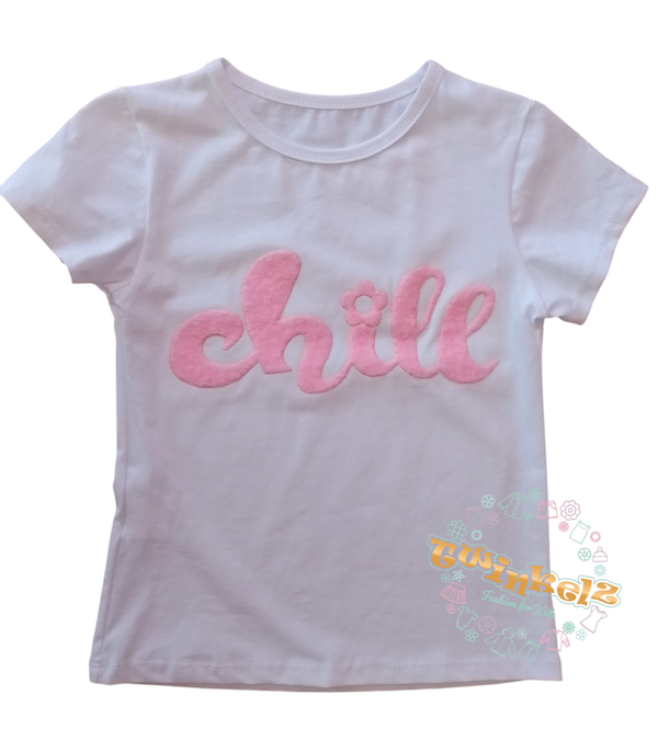 Wit Shirtje Chill 🌸