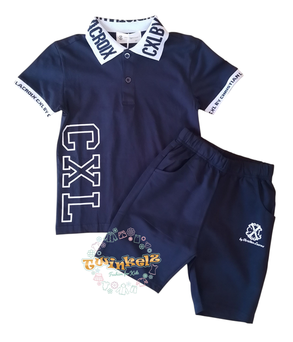 CXL by Christian Lacroix -  marine blauw / wit